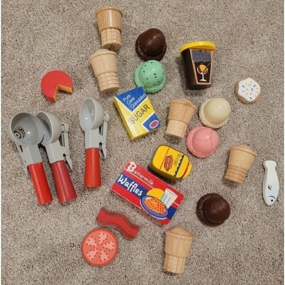 Melissa & Doug Wood Play Food 22 Peices - Picture 2 of 4